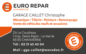 SPONSORS EURO REPAR - GARAGE CAILLET CHRISTOPHE - SEVRE VENDEE HANDBALL