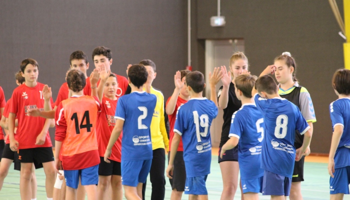 MATCH DES U14 FACE AUX SABLES D'OLONNES - ANNEE 2022-2023 - SEVRE VENDEE HANDBALL